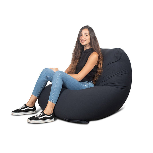 צ'יל פוף גדול (80X130 ס”מ) גוון אפור כהה