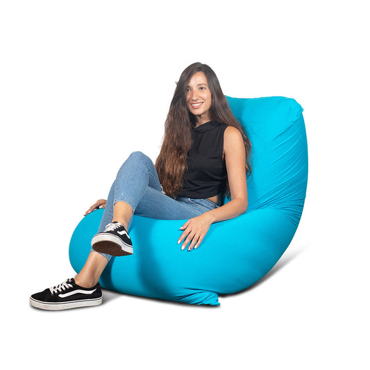 צ'יל פוף גדול (80X130 ס”מ) גוון טורקיז