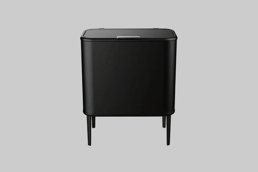 פח מטבח 60 ליטר על רגליים שחור איסלנד