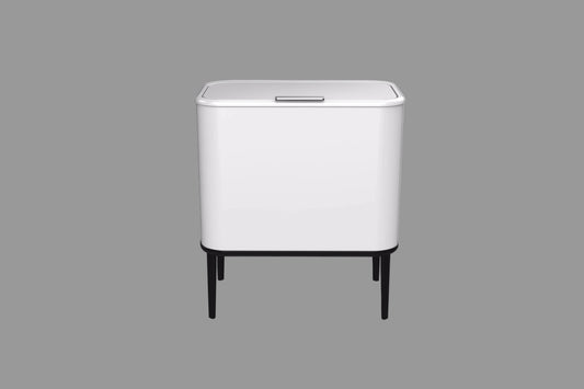 פח מטבח  60 ליטר על רגליים לבן איסלנד