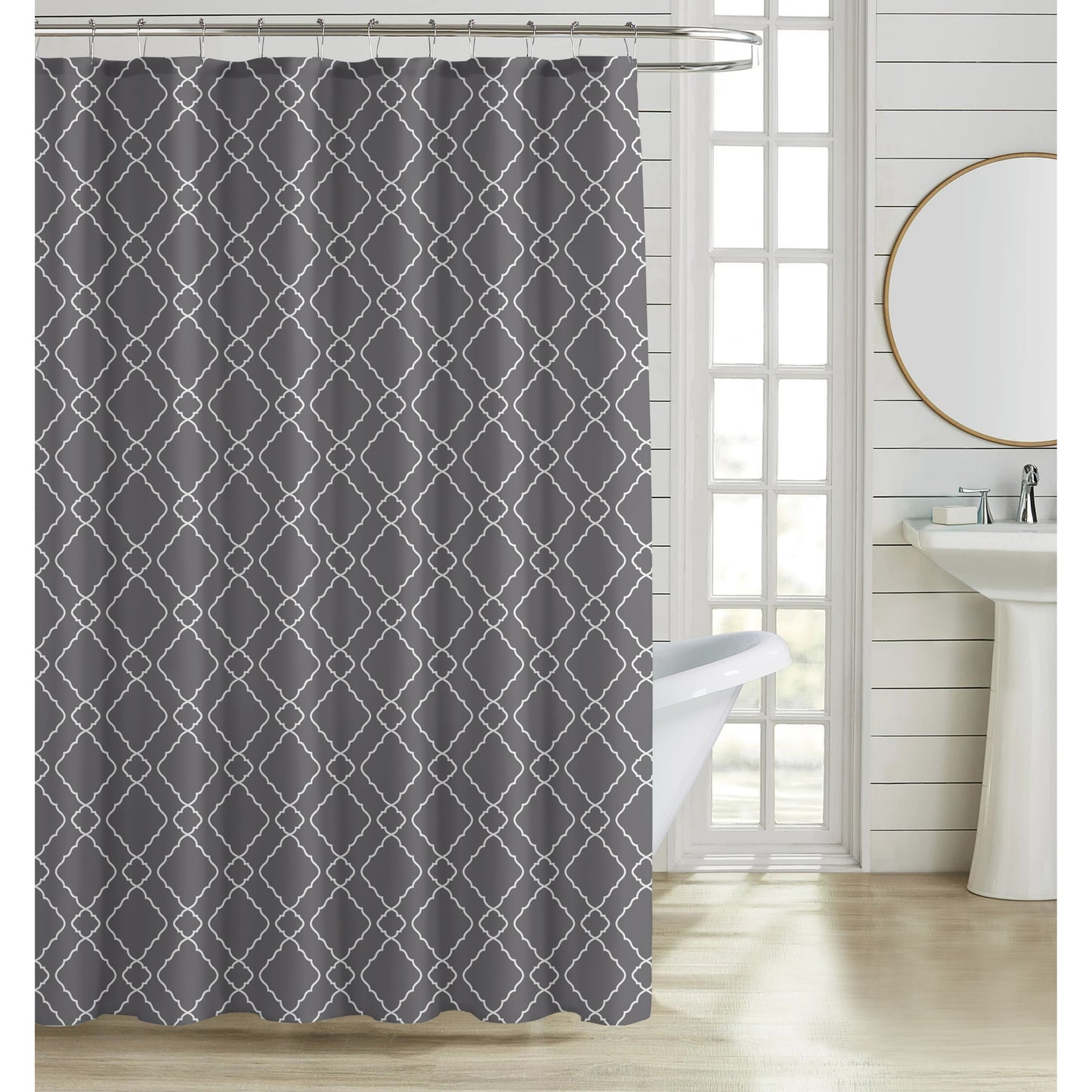 וילון אמבטיה CANVAS 120*180 סמ אפור