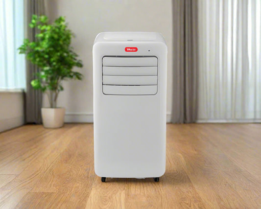 מזגן נייד לבן 1 כס 9000BTU קירור וחימום ושלט INVERTER דגם BTU9000 של WESTIN
