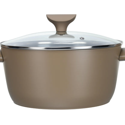 סיר 28 סמ 6.6 ליטר פורגד אלומיניום חום AROMA