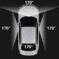 מצלמת דרך חכמה לרכב 360 עם 4 עדשות לכיסוי מלא כולל צילום בחניה והקלטה בתנועה