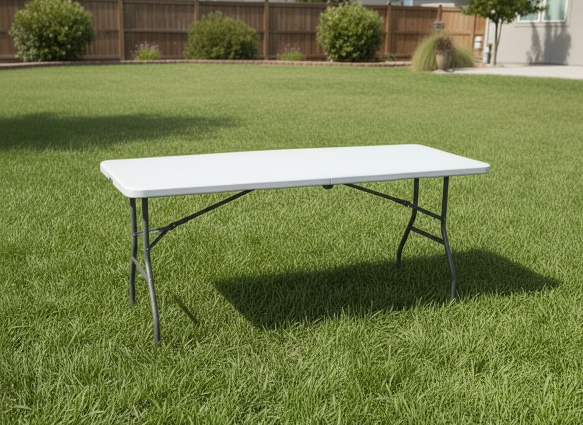 שולחן מתקפל 74*70*180 ס"מ