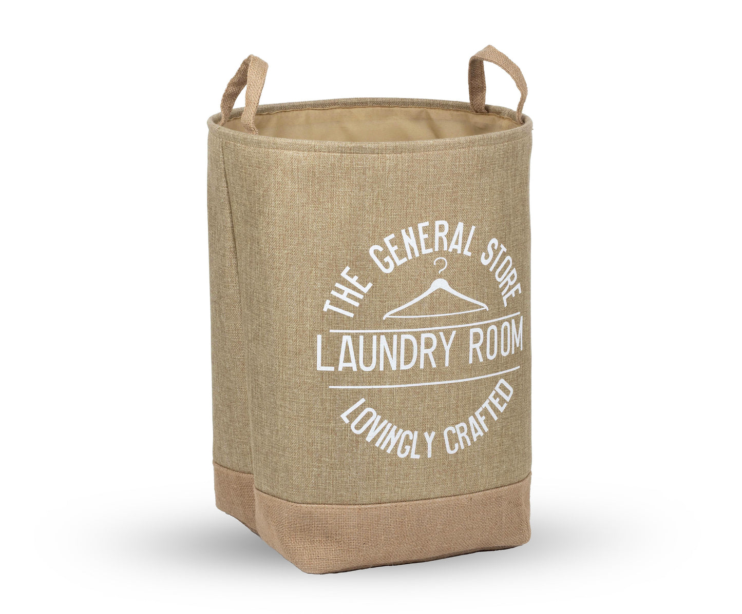 סל כביסה חום נטורל