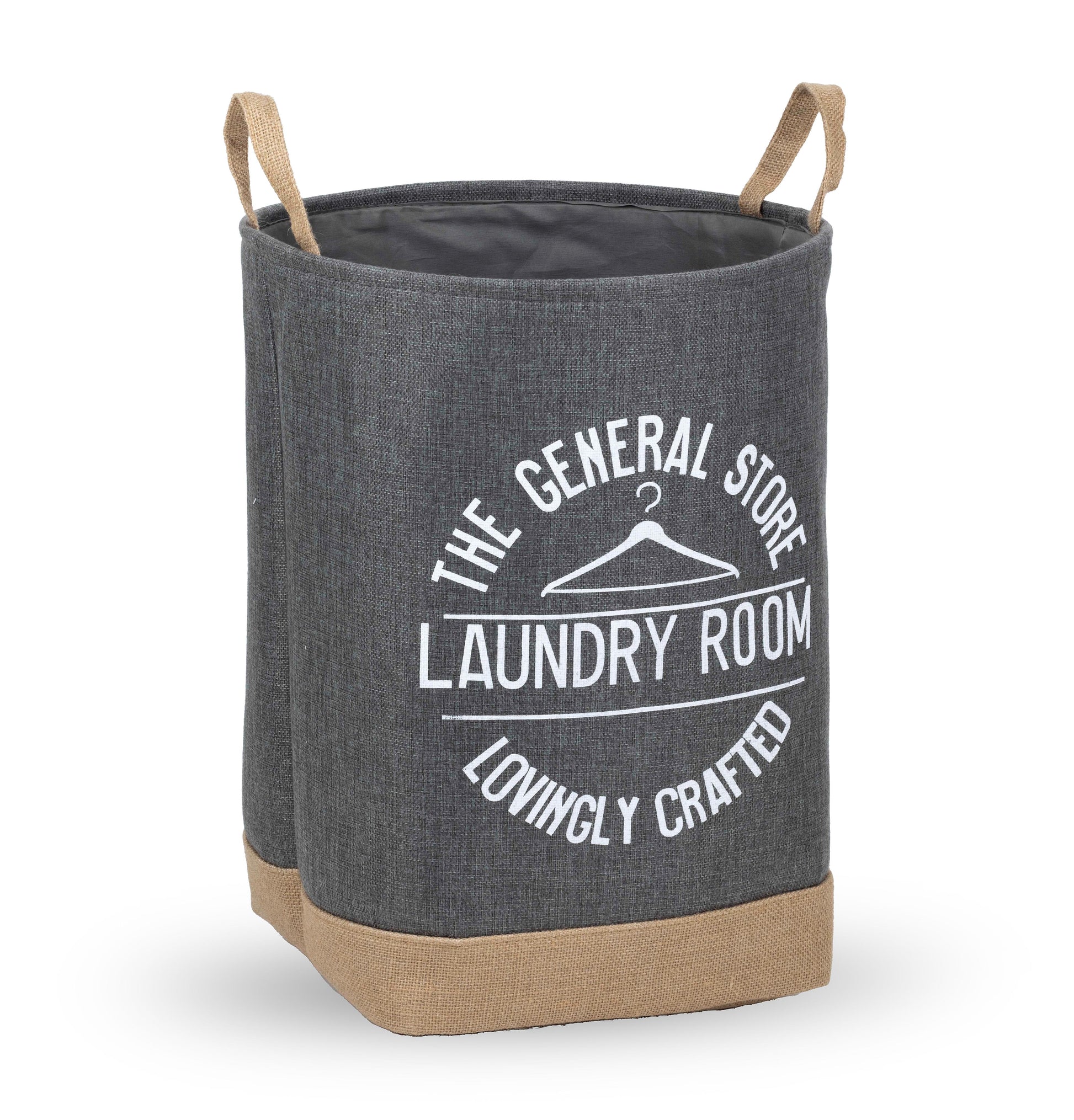 סל כביסה אפור נטורל