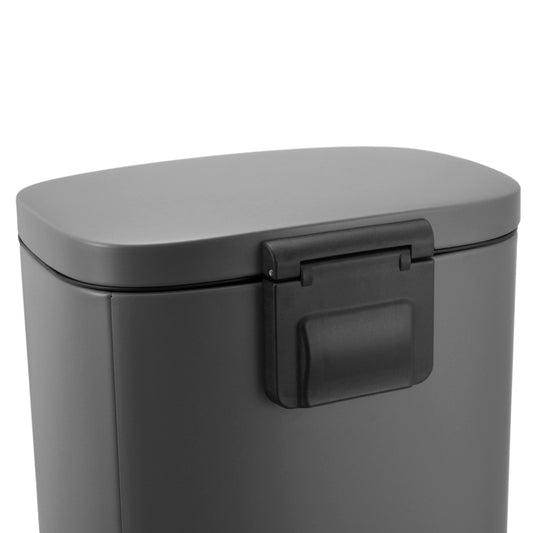 פח פדל 30 ליטר מלבני אפור כולל פח פנימי