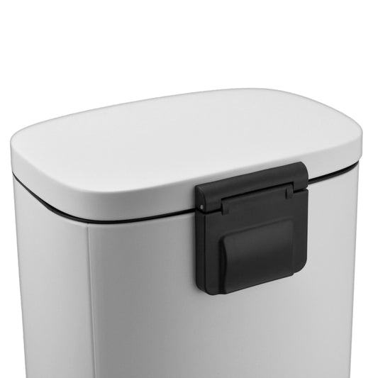 פח פדל 30 ליטר מלבני לבן כולל פח פנימי