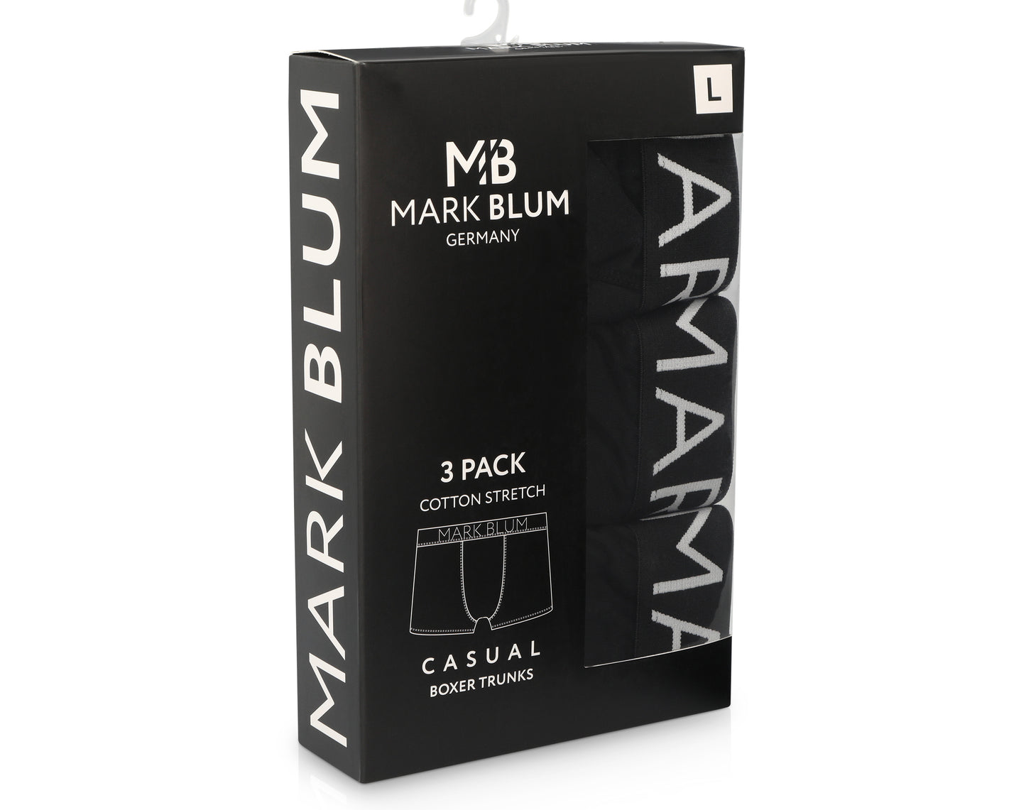 מארז 6 בוקסרים MARK BLUM GERMANY מידה M