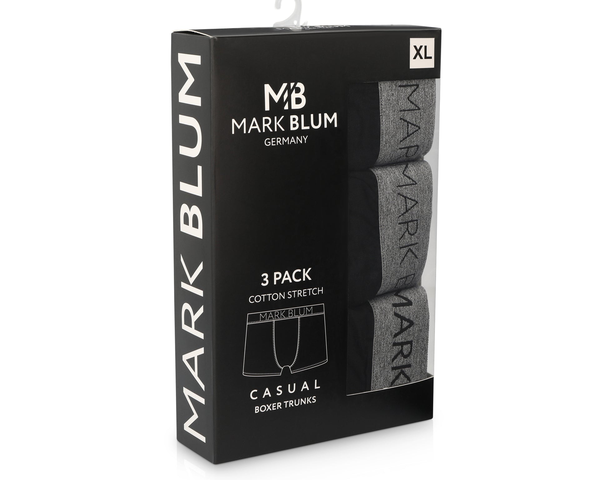 מארז 6 בוקסרים MARK BLUM GERMANY מידה L
