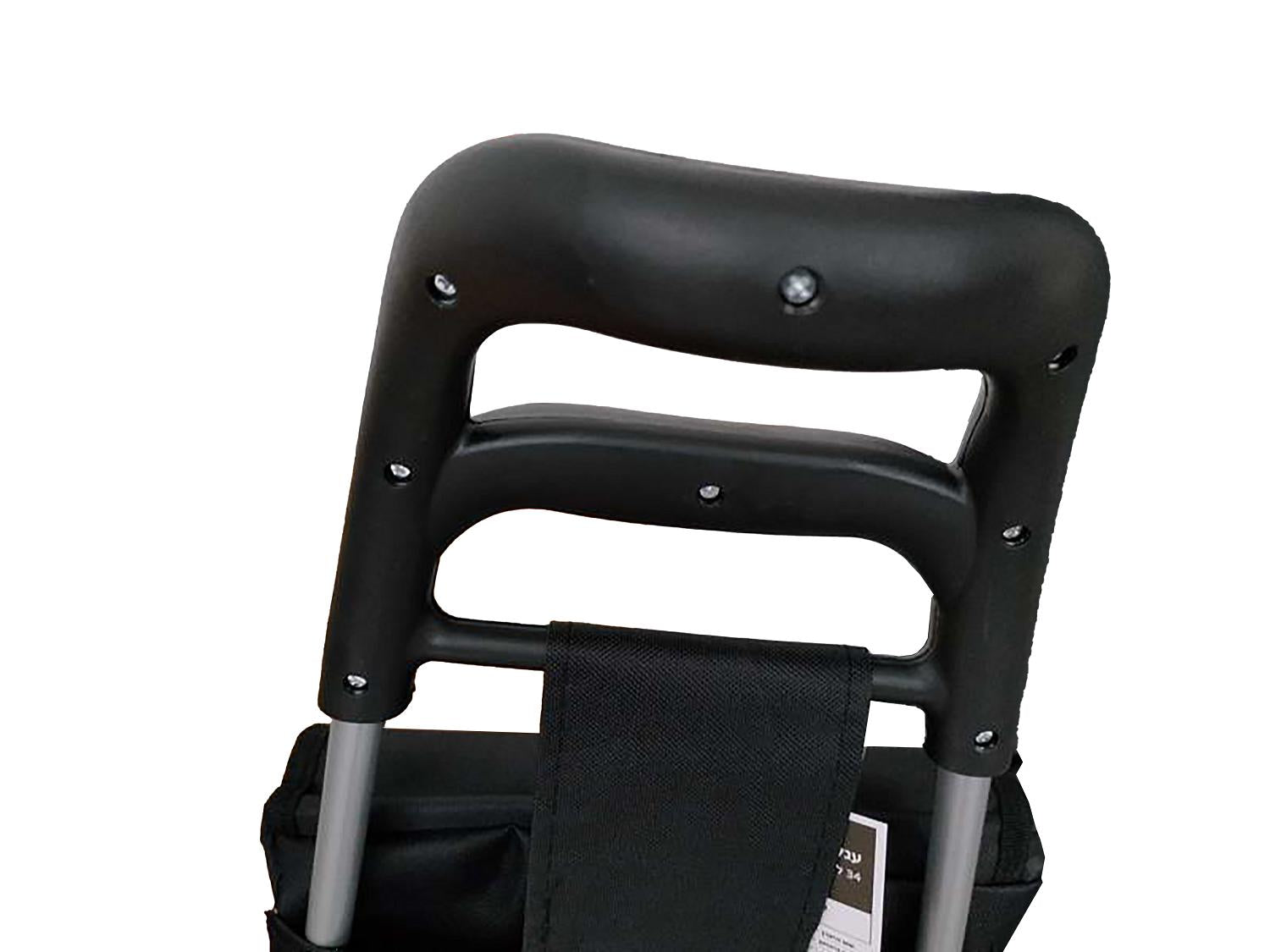 עגלת שוק 3  גלגלים 34 ליטר שחור