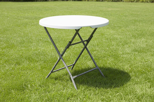 שולחן פלסטיק עגול 74*80 סמ