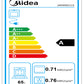 תנור אפיה משולב 60 סמ לבן דגם 24DMS4G113-W של MIDEA