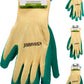 זוג כפפות לגינון ירוק/צהוב