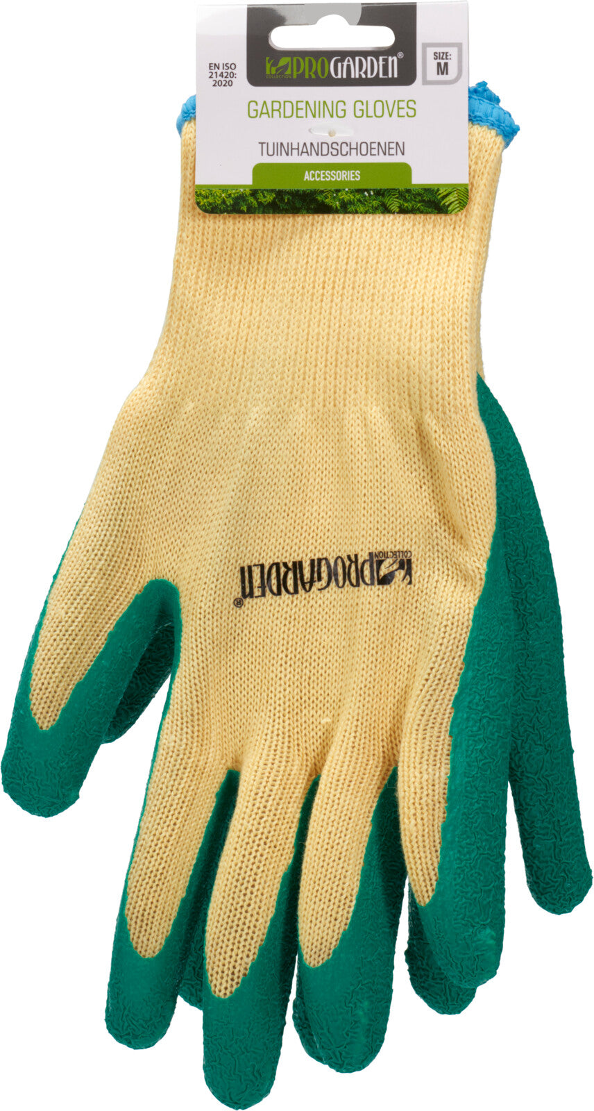 זוג כפפות לגינון ירוק/צהוב