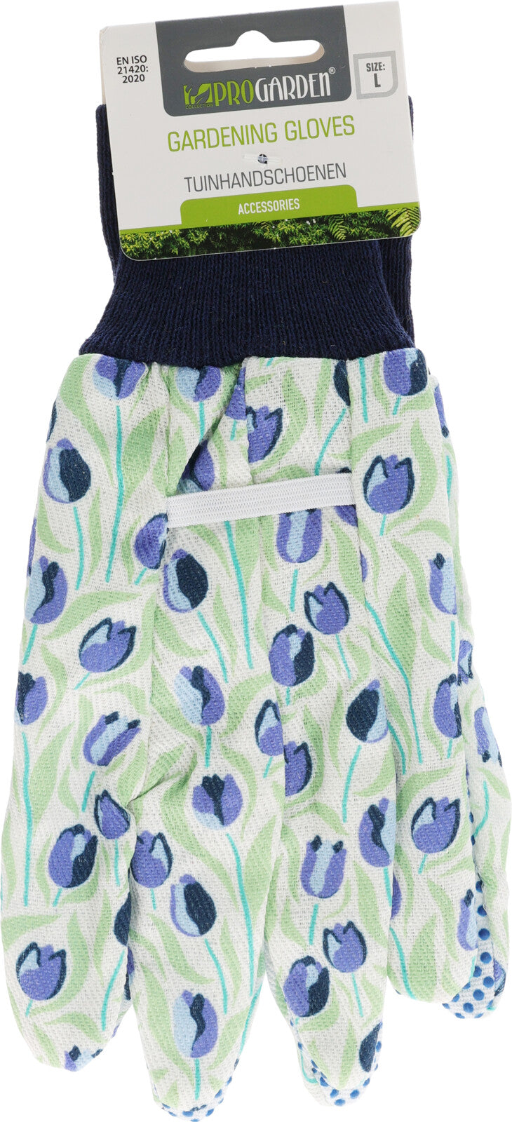 זוג כפפות לגינה פרחוני