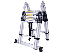 סולם אלומיניום טלסקופי כפול 3.2 מטרים – מותג TELESCOPIC
