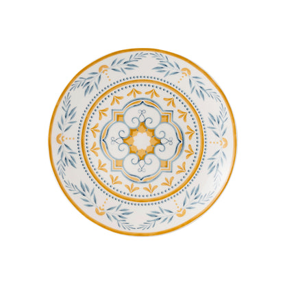 צלחת מנה ראשונה פורצלן 19 סמ SANTORINI