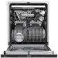 מדיח כלים רחב אינטגרלי דגם WQP12-W7703M של MIDEA