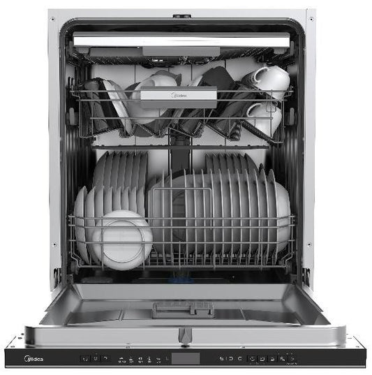 מדיח כלים רחב אינטגרלי דגם WQP12-W7703M של MIDEA