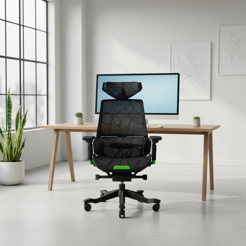 קוואנטום - כיסא גיימינג ארגונומי מתכוונן עם הדום רגליים