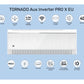 מזגן עילי דגם AUX PRO INV 12 X EU מבית טורנדו TORNADO- שבע שנות אחריות ע"י היבואן הרשמי