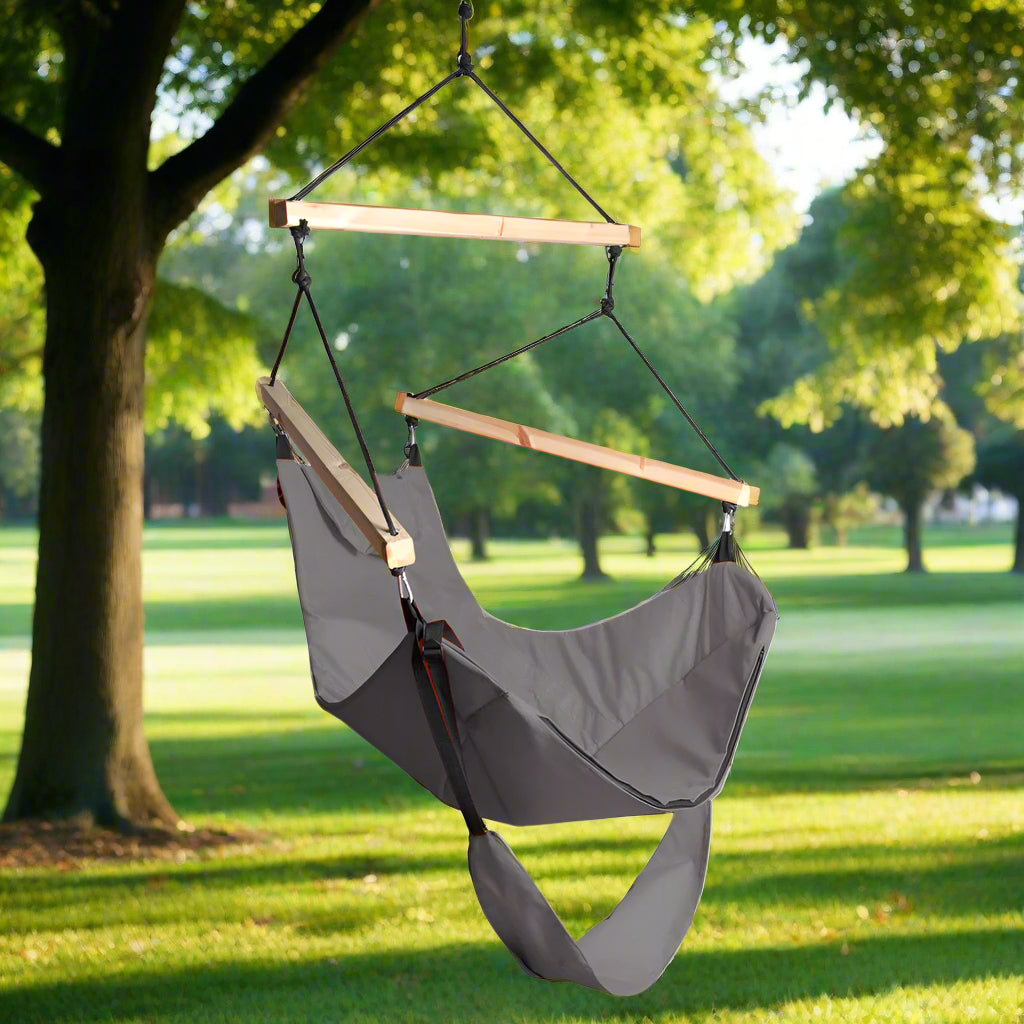 ערסל ישיבה תלוי צבע אפור מלאנג'