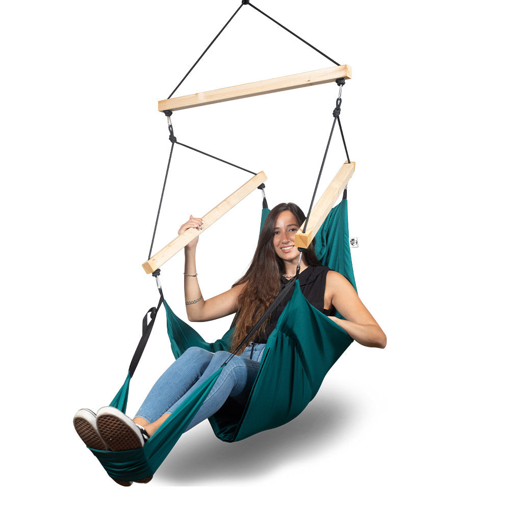 ערסל ישיבה תלוי צבע אפור מלאנג'