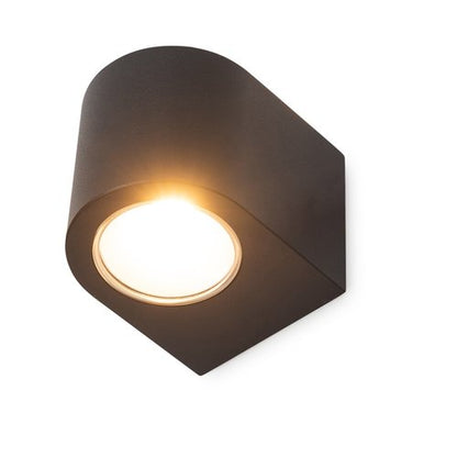 מנורת קיר BILUX UP AND DOWN 2X2.5W גוון צהוב IP54  שחור