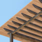 גדר במבוק סינטטי PVC במידה 1X5 צבע אפור