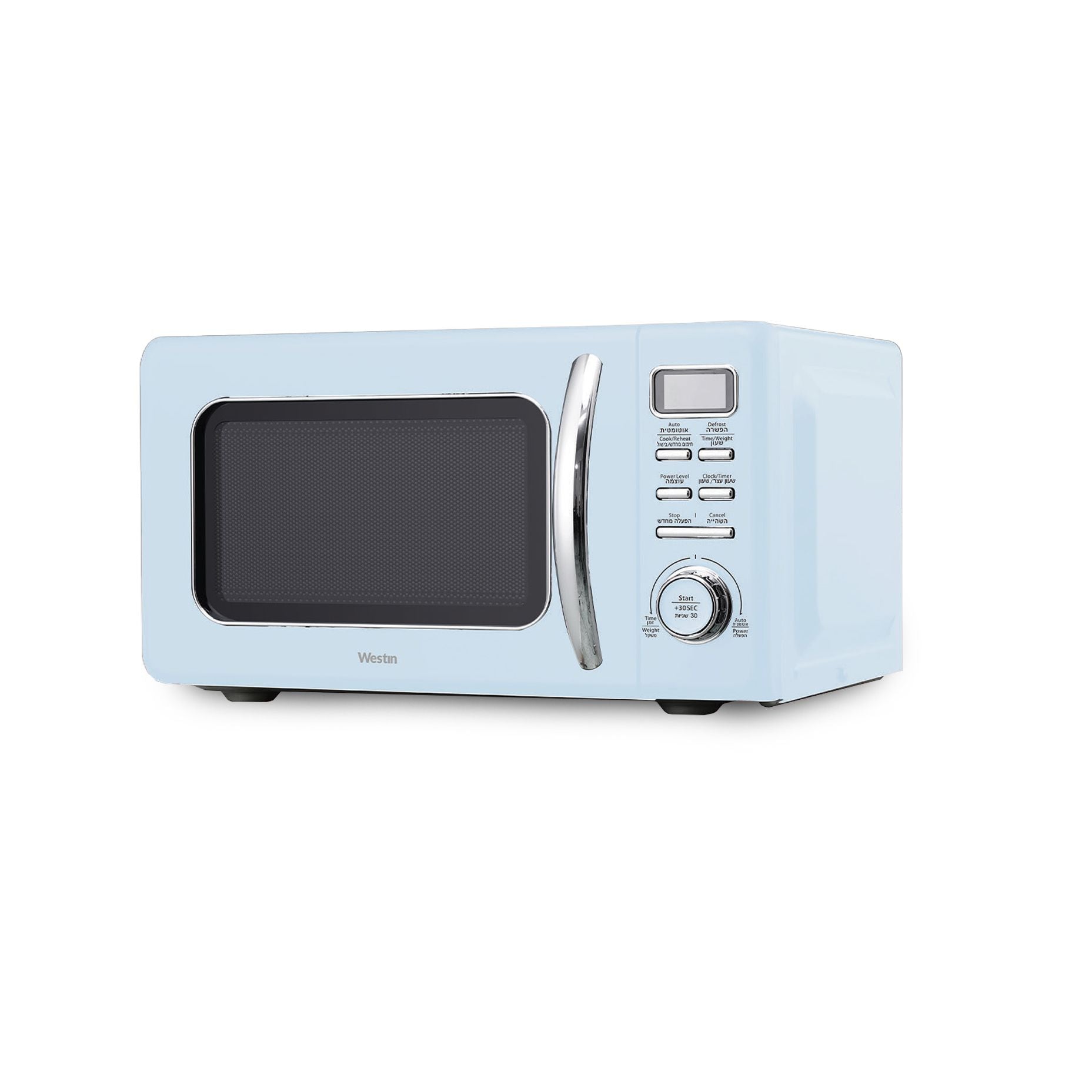 מיקרוגל רטרו 20 ליטר דיגיטלי כחול דגם BLUE-RETRO WES-20EL2905RU