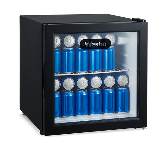 מקרר מיני בר וטרינה שחור דגם WES-1051BG