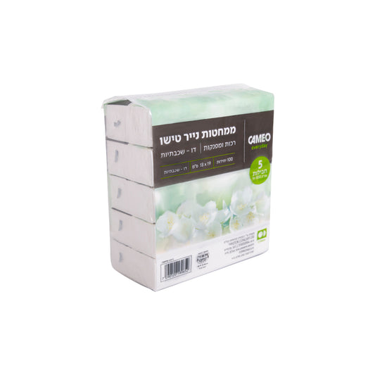 ממחטות טישו במארז חמישייה