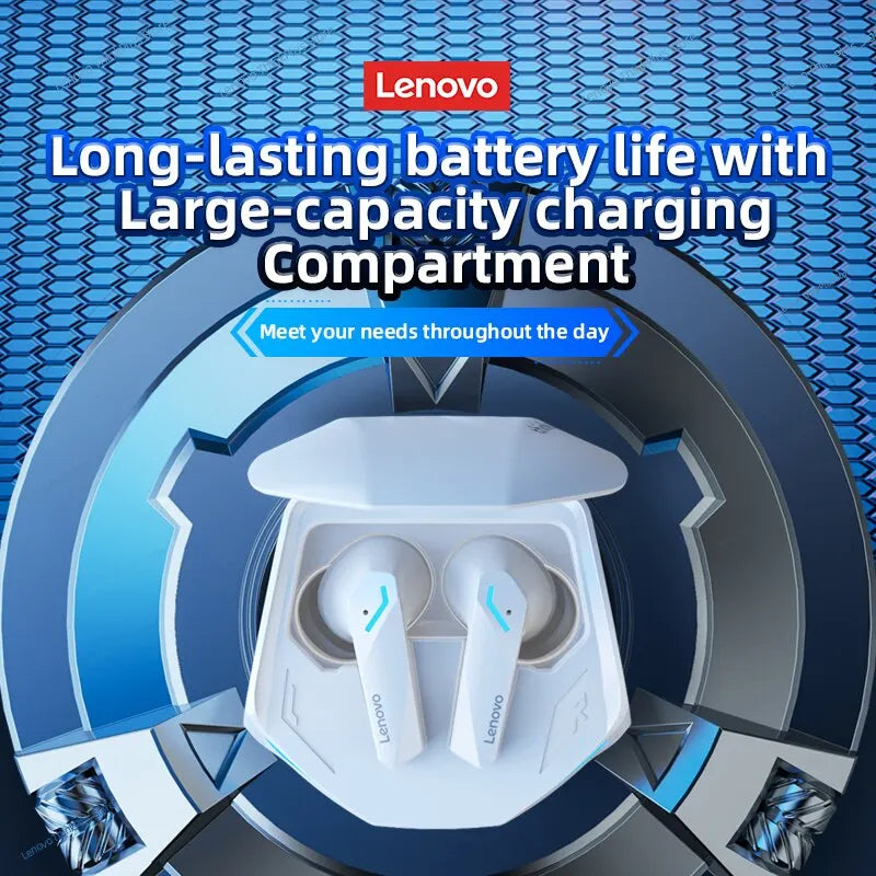 Lenovo GM2 Pro | אוזניות גיימינג אלחוטיות עם שמיעה סימולטנית