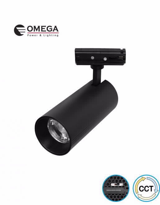 ספוט מתכוון לפס צבירה PIXEL Deco שחור 10W CCT