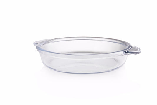 תבנית זכוכית עגולה עם ידיות 26 סמ TEM BORCAM