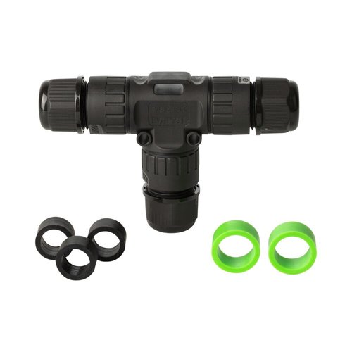 מופה T לחיבורי חשמל מוגן מים 3 כבלים 3 גידים  P20