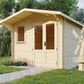 מחסן גינה עץ אירופאי 3x3 עובי 28 מ"מ דגם Ringwood EverGreen