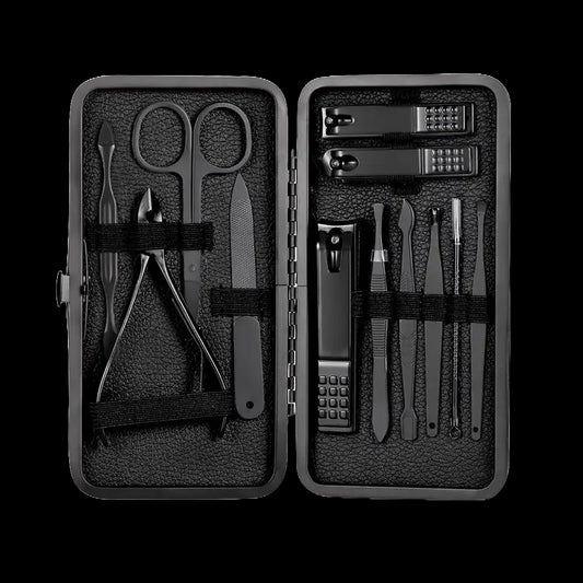 ערכת מניקור 12 יחידות - אל חלד