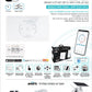 טיימר דוד מגע 120 שקוע רוחבי לבן SMARTR 16A WIFI תואם גוויס