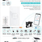 טיימר דוד מגע 120 שקוע אנכי לבן SMARTR 16A WIFI