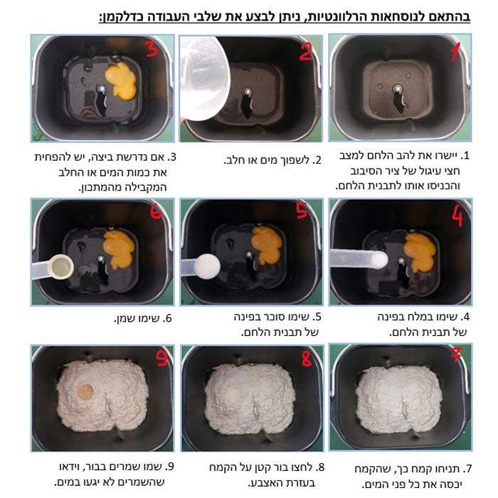 אופה לחם BREAD BAKER דגם ATL-625