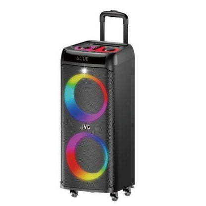רמקול נייד ובידורית 100W כולל זוג מיקרופונים דגם XS-N5214PB של JVC