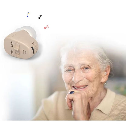 מכשיר שמיעה זעיר נסתר מגבר דיגיטלי אישי קומפקטי עוצמתי ונוח מתאים לגברים לנשים