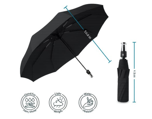 מארז 2 מטריות מתקפלת אוטומטית
