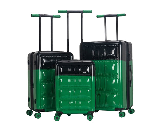 סט 3 מזוודות KATE HILL צבע ירוק