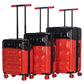 סט 3 מזוודות KATE HILL צבע אדום
