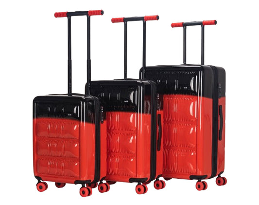 סט 3 מזוודות KATE HILL צבע אדום