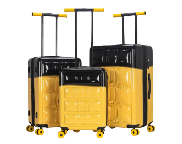 סט 3 מזוודות KATE HILL צבע צהוב